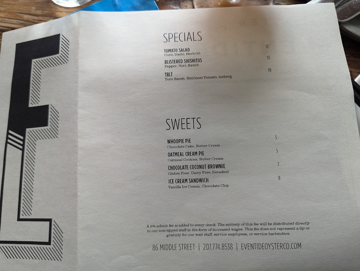 Menu Eventide Oyster Co.-2